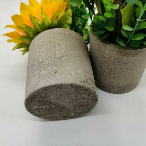 GTA 2 Pezzi Girasoli Artificiali In Vaso, Fiori Finti In Vaso Centrotavola Di Fiori Artificiali Pianta Artificiale Per La Decorazione Della Festa Nuziale 5 GTA 2 Pezzi Girasoli Artificiali In Vaso, Fiori Finti In Vaso Centrotavola Di Fiori Artificiali Pianta Artificiale Per La Decorazione Della Festa Nuziale - immagine 5