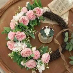 2 Pezzi Rosa Peonia Finta Fiori Di Seta Bouquet Centrotavola Di Fiori Peonia Composizione Floreale Per Matrimonio Fiori Artificiali Per La Decorazione Festa In Ufficio Decorazione Della Casa (arrosto) -Vendite ATMOSPHERA 95769804 3