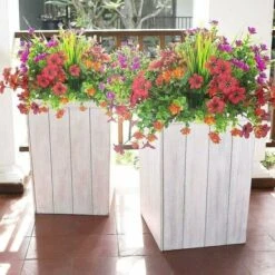 Decorazione Per Veranda Da Giardino In Finta Plastica Resistente Ai Raggi UV, Confezione Da 20 Piante Artificiali Da Esterno -Vendite ATMOSPHERA 95773704 4