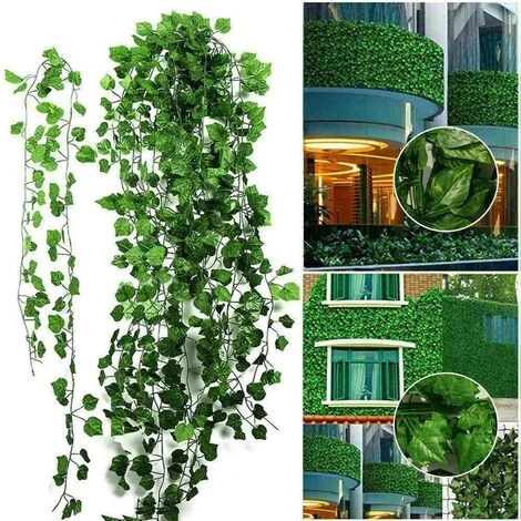 36 Fiori Finti Da 2 M, Ghirlanda Artificiale Verde, Ghirlanda Di Edera, Piante Sospese, Replica Di Nozze 2 36 Fiori Finti Da 2 M, Ghirlanda Artificiale Verde, Ghirlanda Di Edera, Piante Sospese, Replica Di Nozze - immagine 2