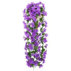 2x Piante Artificiali Edera Rampicante Piante Rampicanti Foglia Artificiale Vite Decorazione Floreale Viola, Viola Scuro 7 2x Piante Artificiali Edera Rampicante Piante Rampicanti Foglia Artificiale Vite Decorazione Floreale Viola, Viola Scuro -Vendite ATMOSPHERA 95930911 3