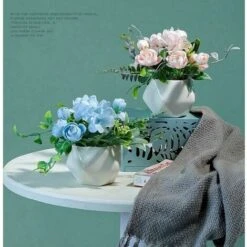 Fiori Artificiali Con Vaso Di Fiori Di Peonia - Fiori Artificiali In Plastica - Per La Casa, La Tavola -Vendite ATMOSPHERA 96205873 3