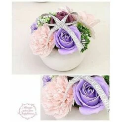 Vaso Da Fiori Artificiale In Vaso Di Plastica - Per Interni Ed Esterni - Decorazione Da Giardino ， A -Vendite ATMOSPHERA 96234992 3