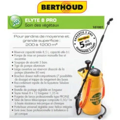Berthoud Pompa A Pre-compressione Manuale ELYTE 8 GIARDINO 6 Berthoud Pompa A Pre-compressione Manuale ELYTE 8 GIARDINO -Vendite ATMOSPHERA 96680760 3