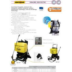 Berthoud Polverizzatore A Batteria VERMOREL 3000 ELECTRIC, 18L -Vendite ATMOSPHERA 96680762 3