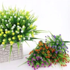 Pezzo Gypsophila Artificiale Fiore Colore Giallo -Vendite ATMOSPHERA 97236878 5