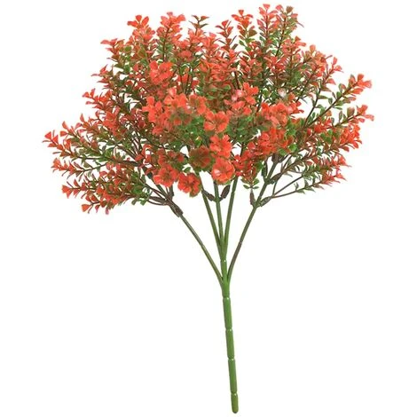 Pezzo Di Ramo Di Una Pianta Artificiale Di Colore Rosso 2 Pezzo Di Ramo Di Una Pianta Artificiale Di Colore Rosso - immagine 2