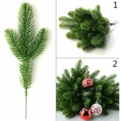 Rami Di Pino Artificiale, Rami Di Alberi Artificiali, Rami Di Alberi Artificiali, Aghi, Ghirlande, Accessori Fai Da Te Per Natale E Come Decorazione Di Casa E Ja -Vendite ATMOSPHERA 97680424 5