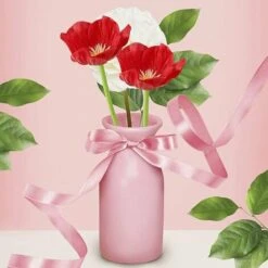 10 Set Di Papaveri Selvatici Artificiali Fiori Artificiali Dal Tocco Realistico Per Bouquet Da Sposa O Festa -Vendite ATMOSPHERA 97886985 3