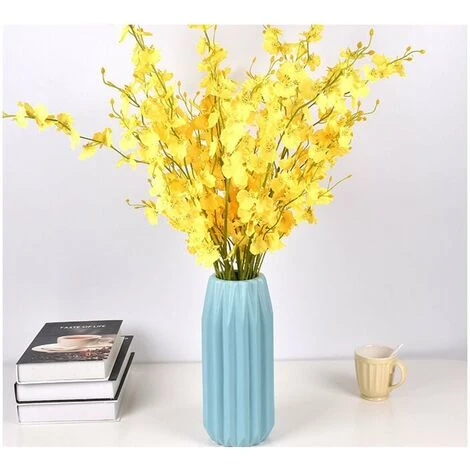 Bouquet Di Fiori Finti Decorazione Domestica Composizione Di Fiori Gialli 5 Pezzi 2 Bouquet Di Fiori Finti Decorazione Domestica Composizione Di Fiori Gialli 5 Pezzi - immagine 2